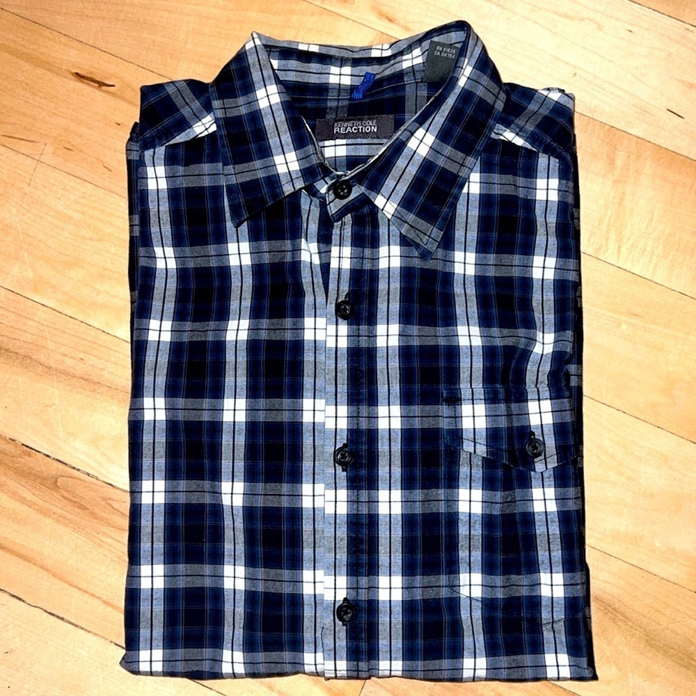 Men’s Kenneth Cole Reaction Long Sleeve Button Down​